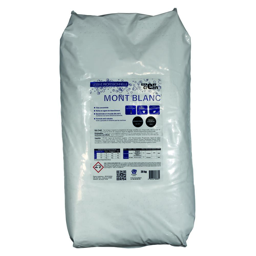 Lessive professionnelle désinfectante MONT BLANC 